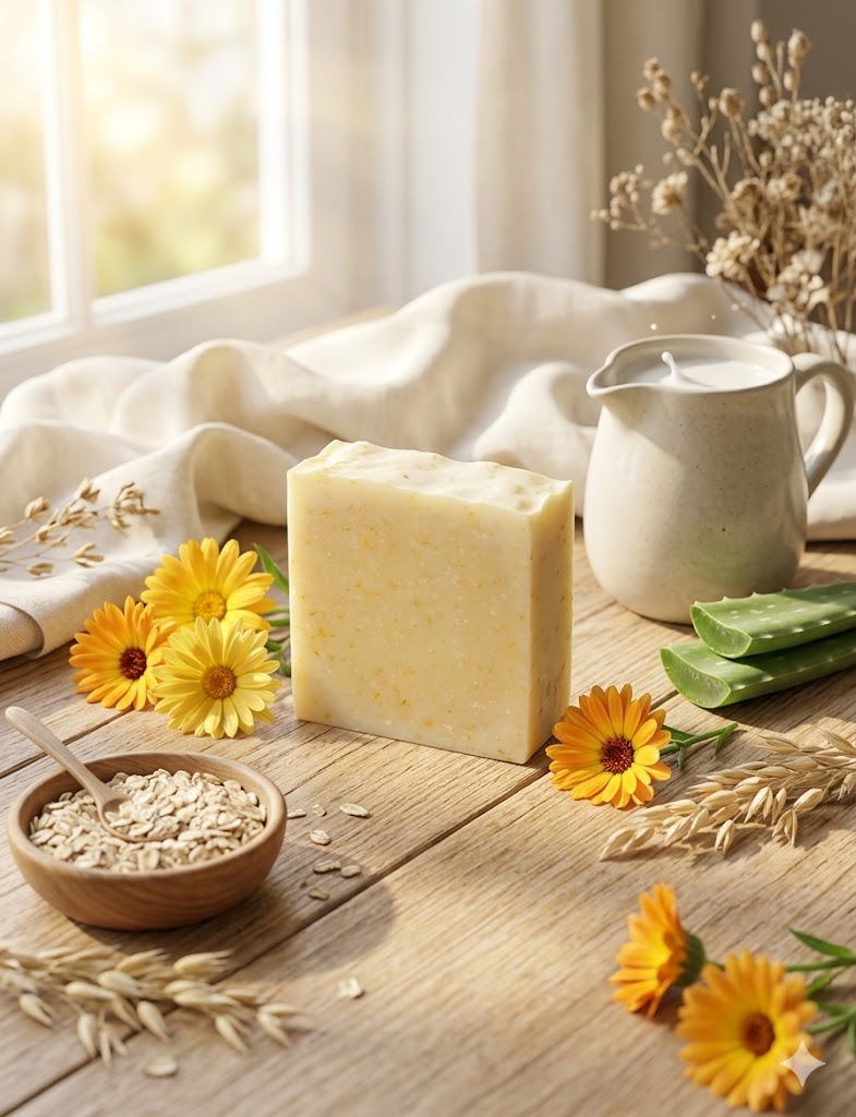 Coconut Milk Calendula and Oats